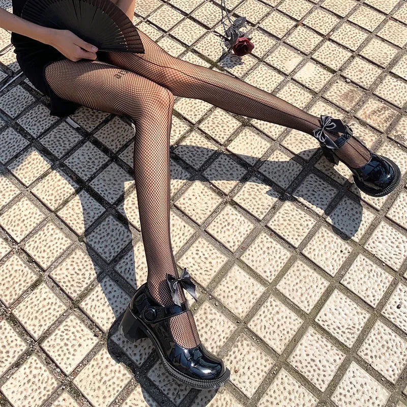 Kawaii Fishnet Tights - KAWAII LULU