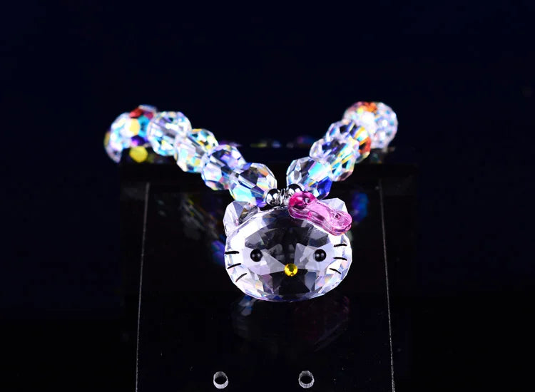 Kawaii Hello Kitty Crystal Bracelet