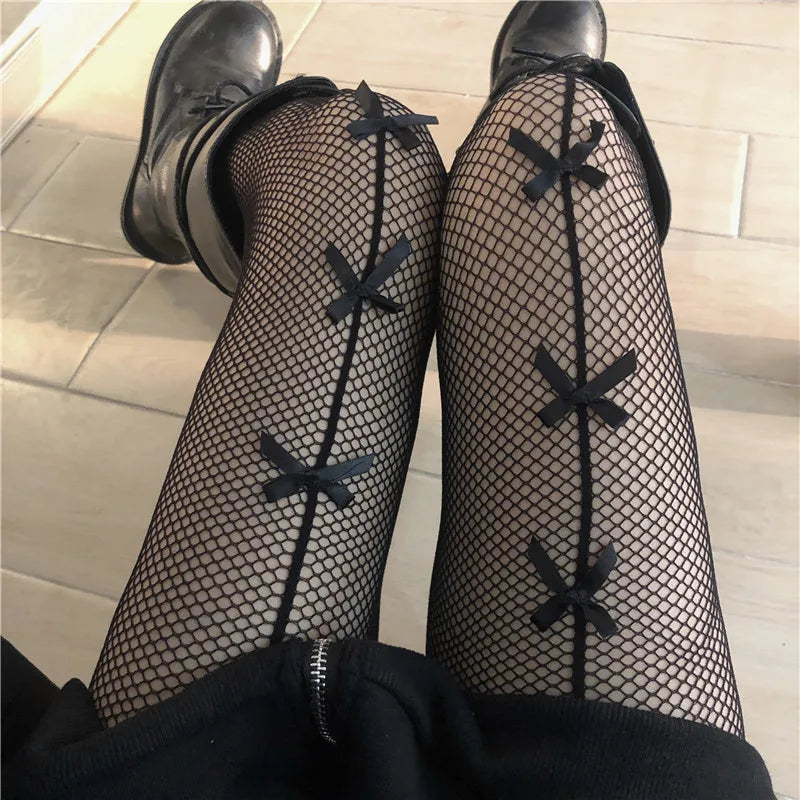 Kawaii Fishnet Tights - KAWAII LULU