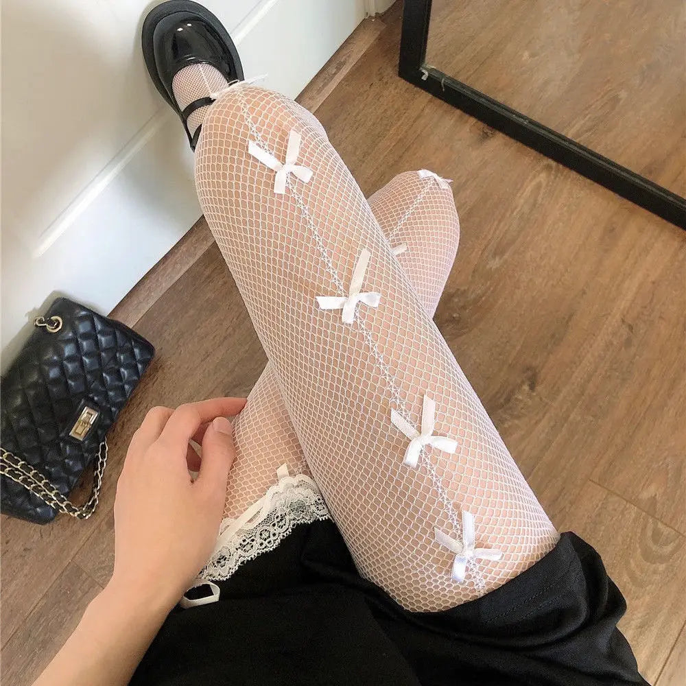 Kawaii Fishnet Tights - KAWAII LULU