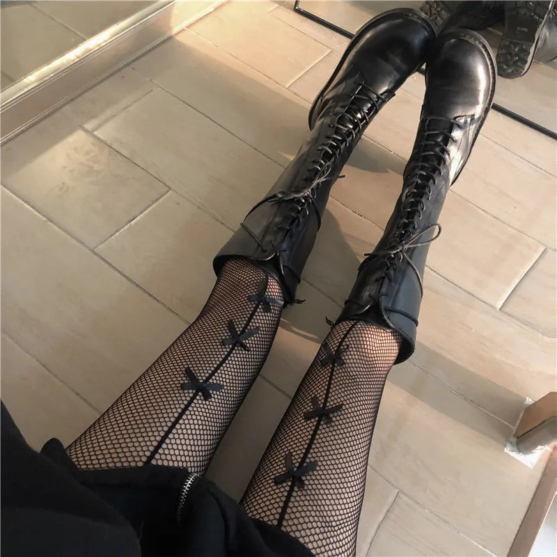 Kawaii Fishnet Tights - KAWAII LULU