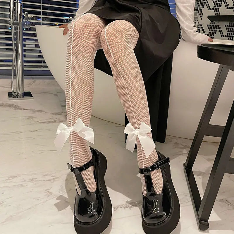 Kawaii Fishnet Tights - KAWAII LULU