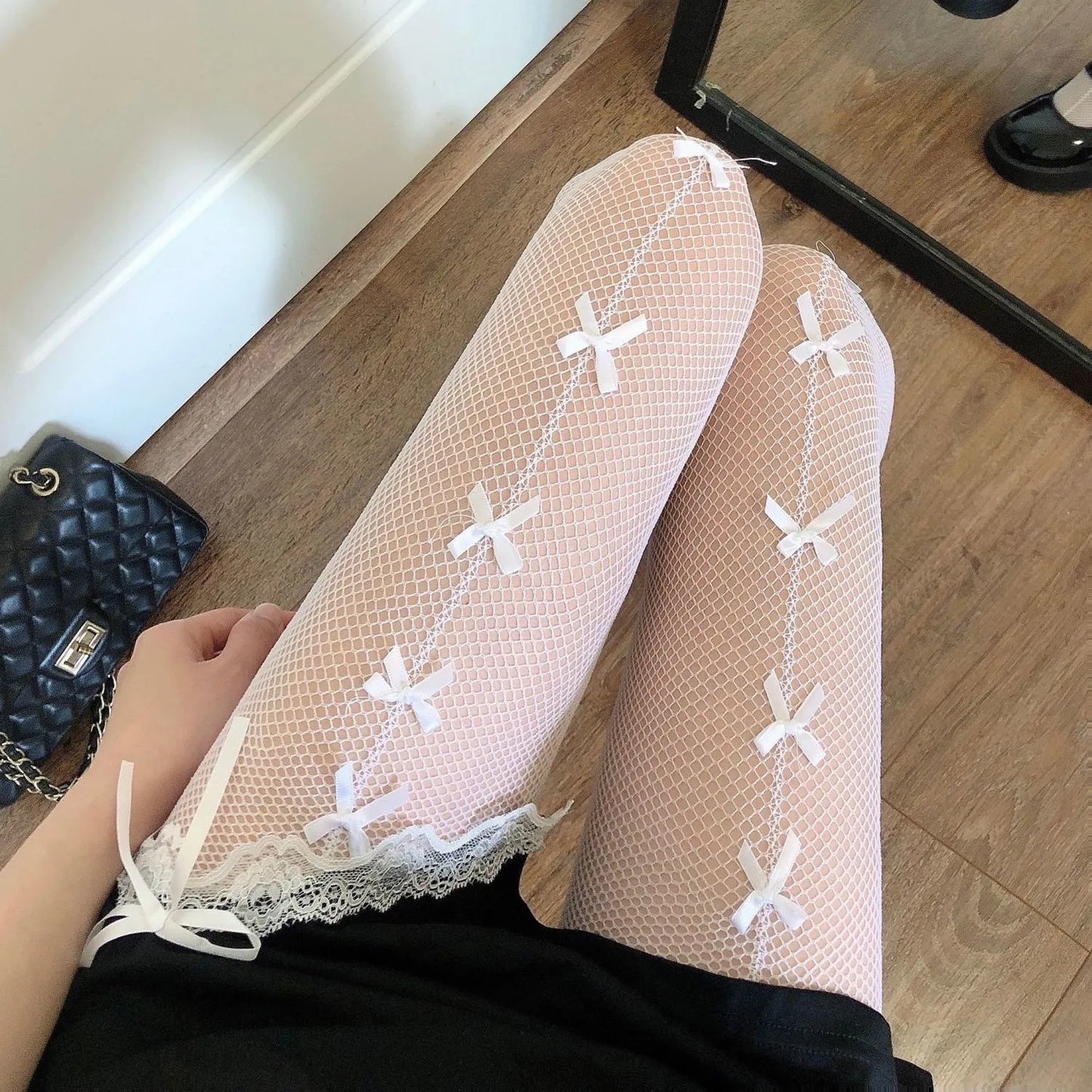 Kawaii Fishnet Tights - KAWAII LULU