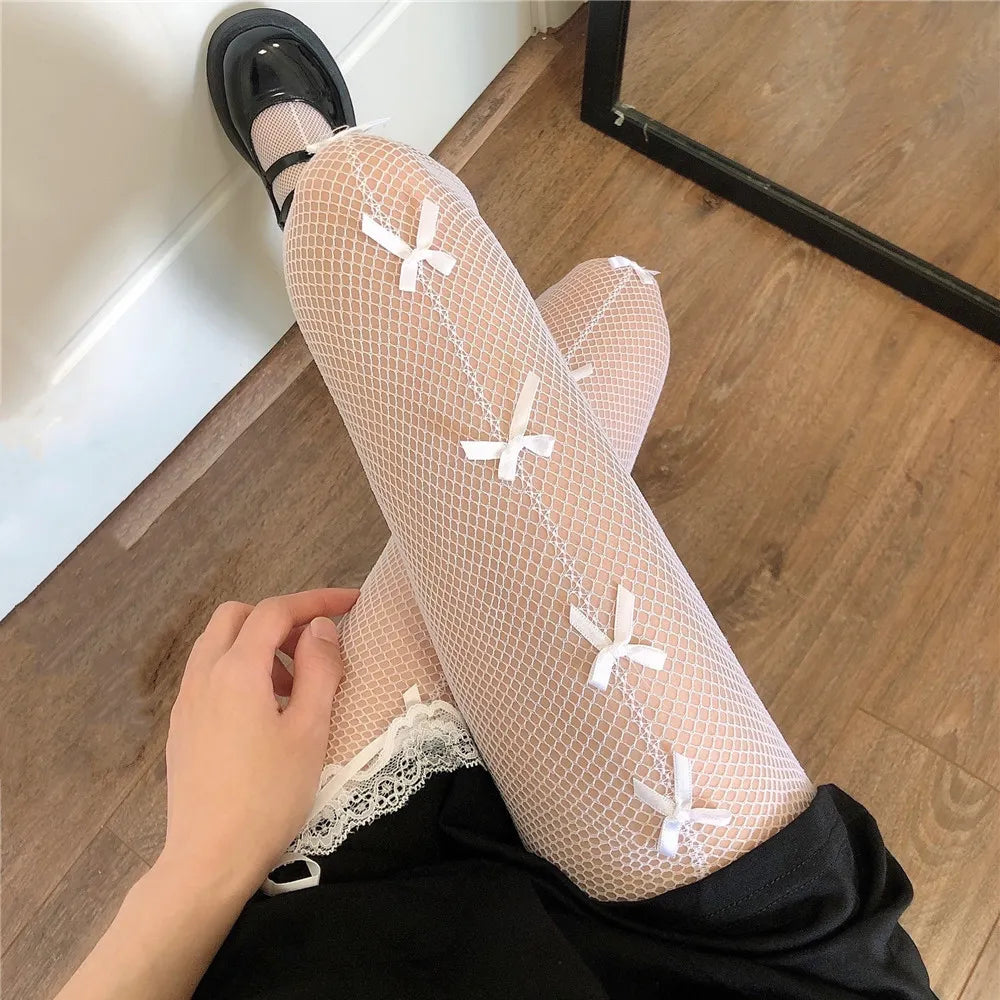 Kawaii Fishnet Tights - KAWAII LULU