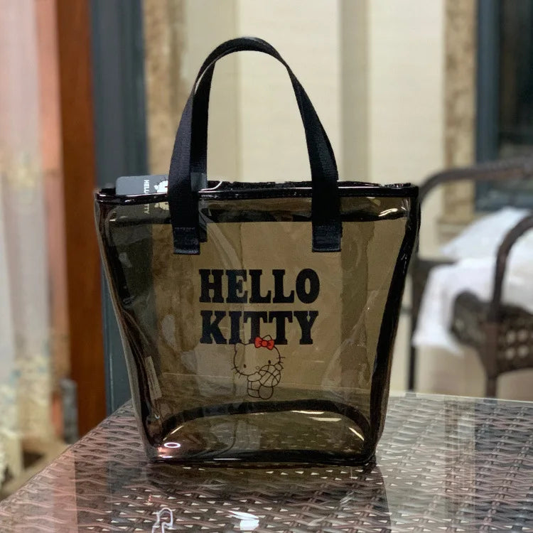 Kawaii Hello Kitty Transparent Makeup Bag - KAWAII LULU