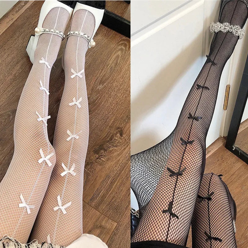 Kawaii Fishnet Tights - KAWAII LULU