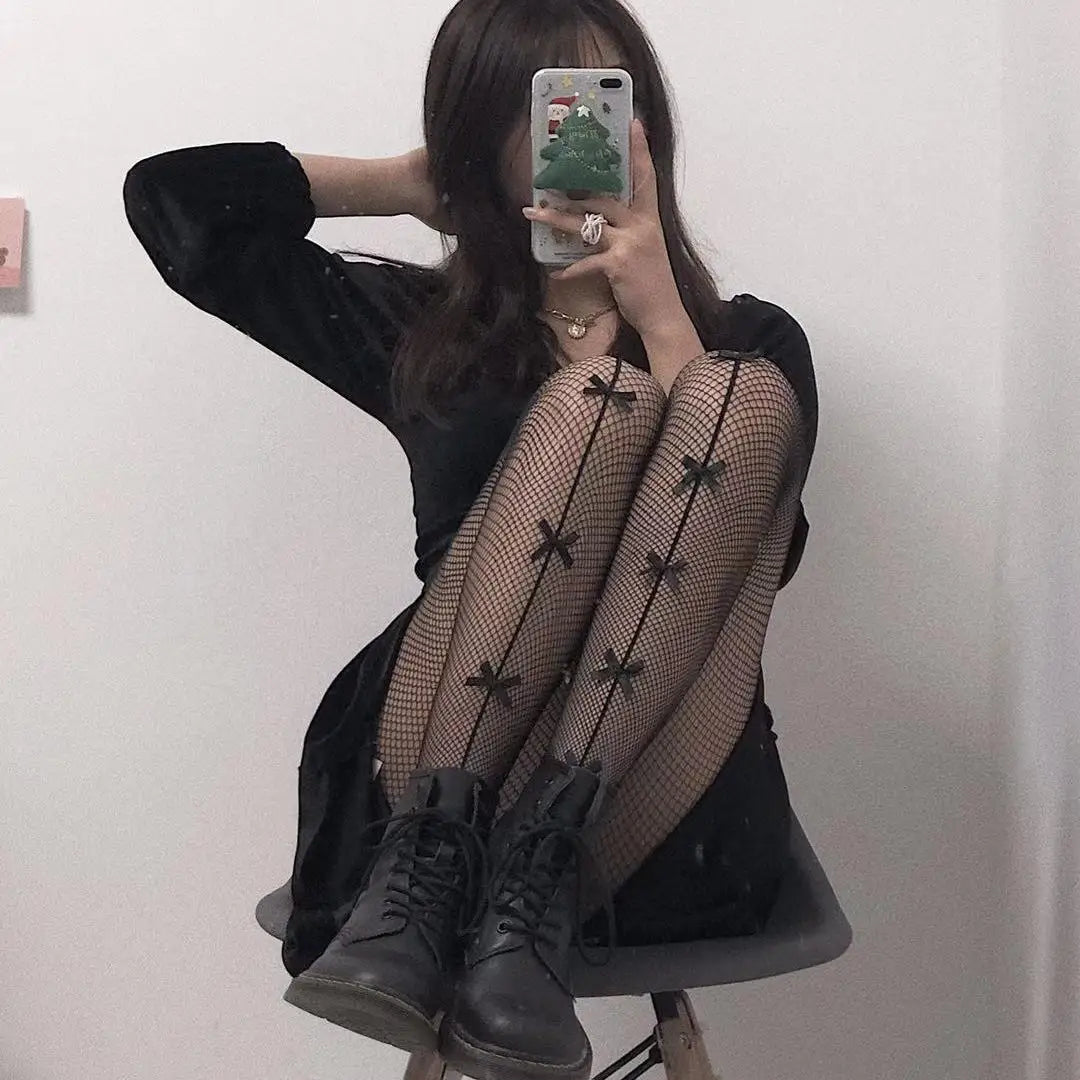 Kawaii Fishnet Tights - KAWAII LULU