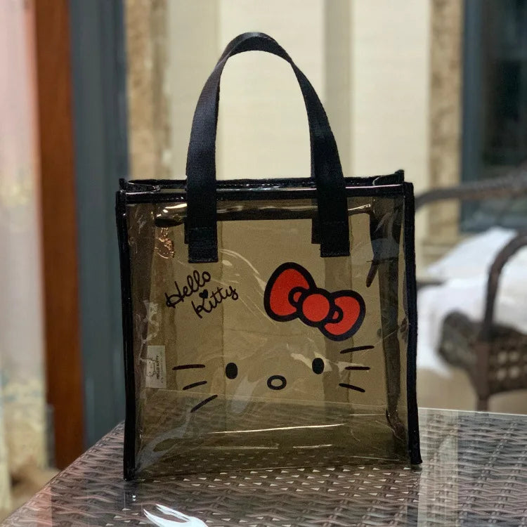 Kawaii Hello Kitty Transparent Makeup Bag - KAWAII LULU