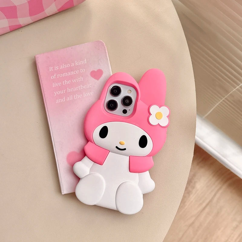 Kawaii My Melody Soft Silicone iPhone Case