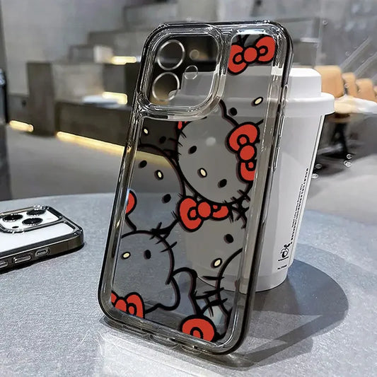 Kawaii Hello Kitty Transparent iPhone Case - KAWAII LULU