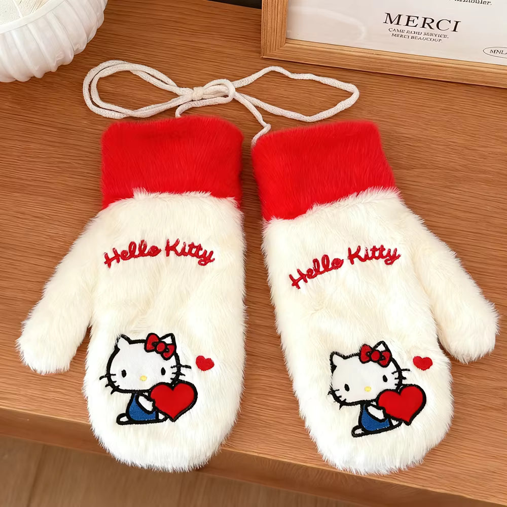 Kawaii Hello Kitty Mittens