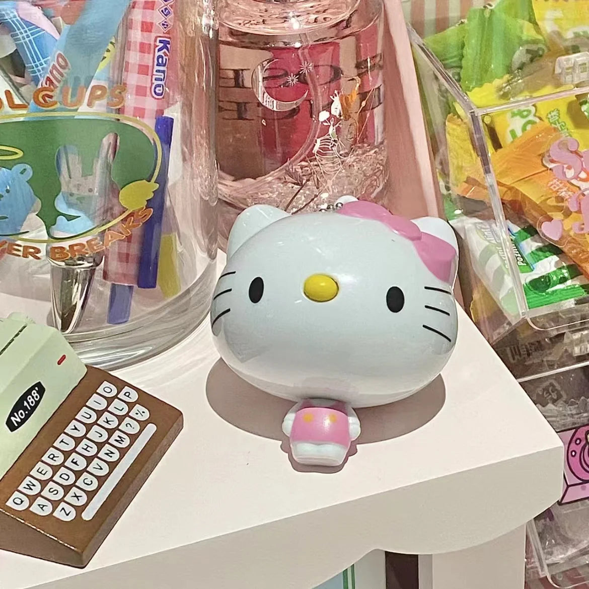 Kawaii Hello Kitty Mini Pendant Tape Measure