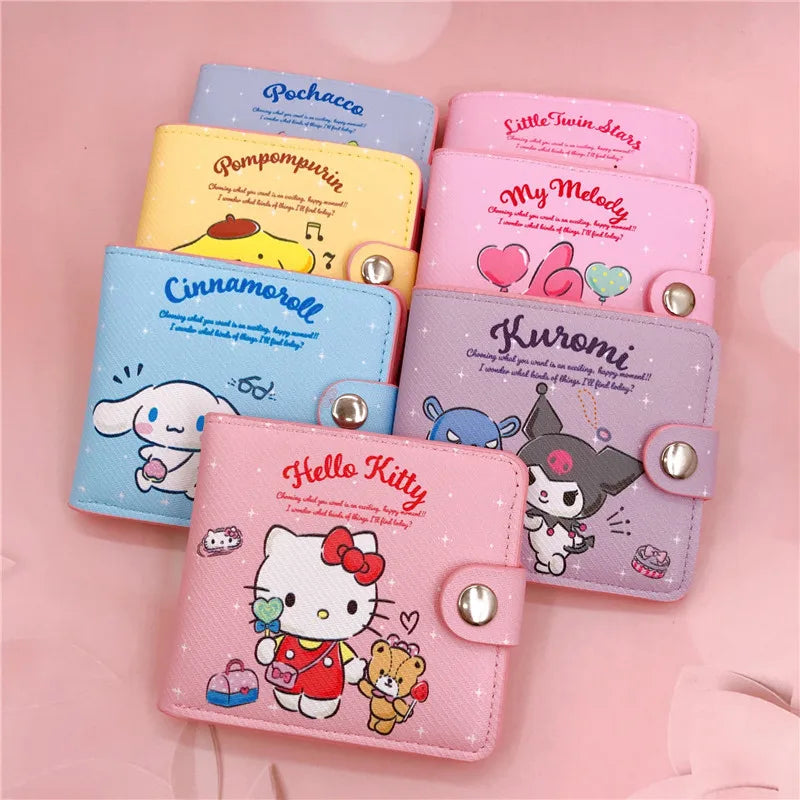 Kawaii Sanrio Folding Wallet