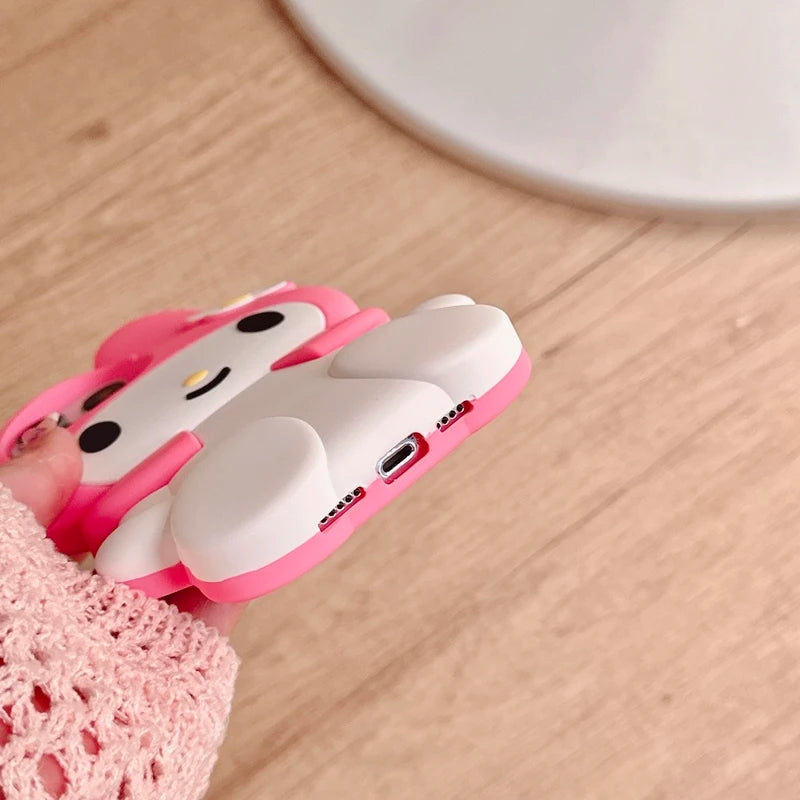 Kawaii My Melody Soft Silicone iPhone Case