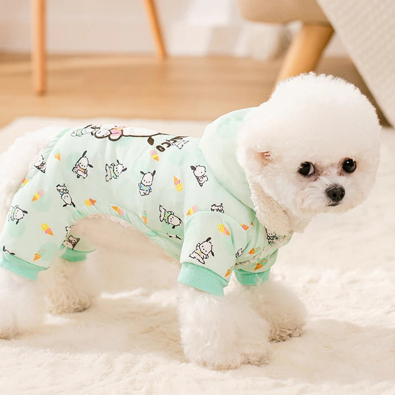 Kawaii Pochacco Fluffy Jacket for Pet