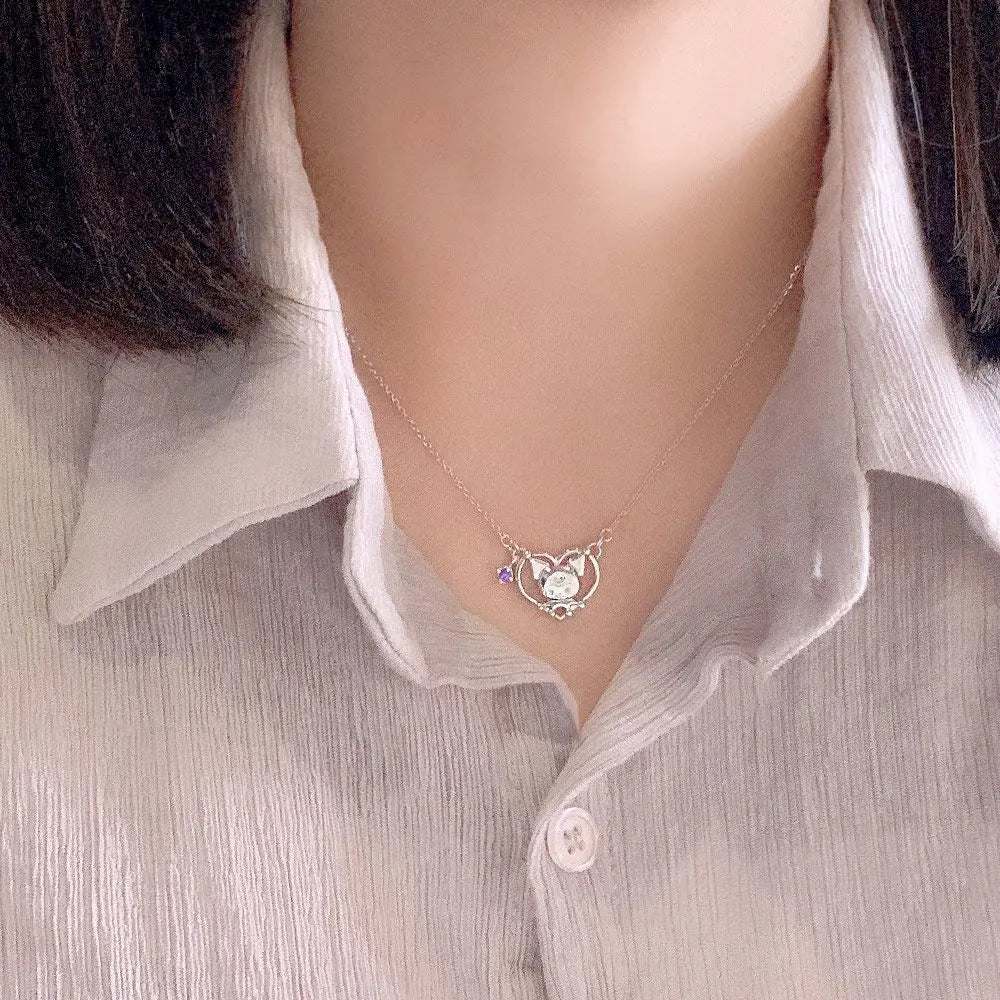Kawaii Kuromi Jewelries (Necklace, Bracelet & Ring)