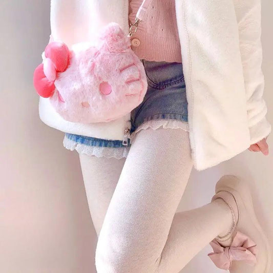 Kawaii Hello Kitty Pink Plush Bag