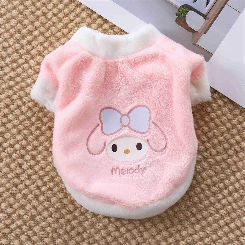 Kawaii Sanrio Pet Fleece Hoodie