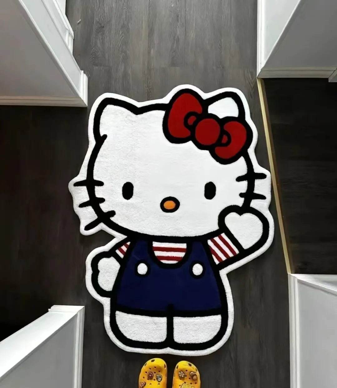 Kawaii Hello Kitty Plush Floor Mat - KAWAII LULU