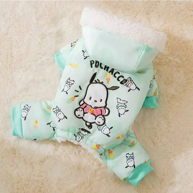 Kawaii Pochacco Fluffy Jacket for Pet
