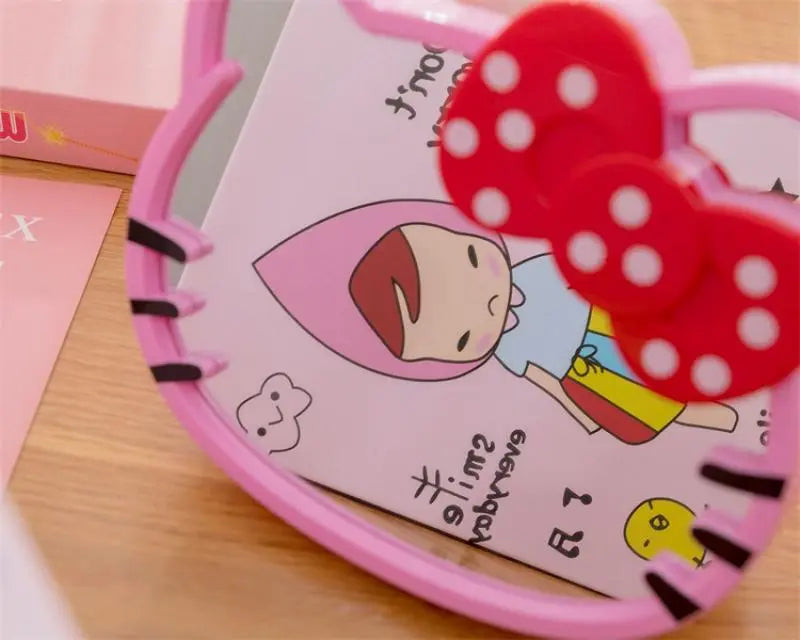 Kawaii Hello Kitty Desk Organizer with Mirror - KAWAII LULU