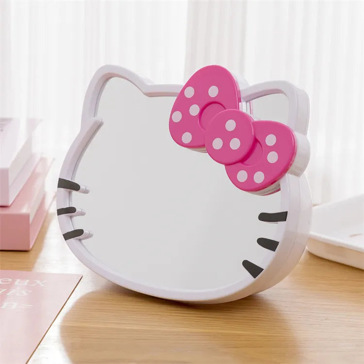 Kawaii Hello Kitty Desk Organizer with Mirror - KAWAII LULU
