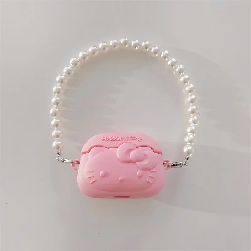 Kawaii Hello Kitty Pink AirPods Case