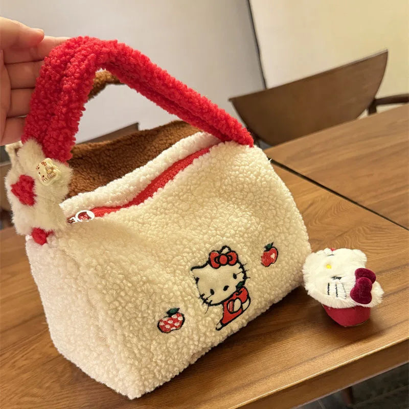 Kawaii Hello Kitty Plush Handbag