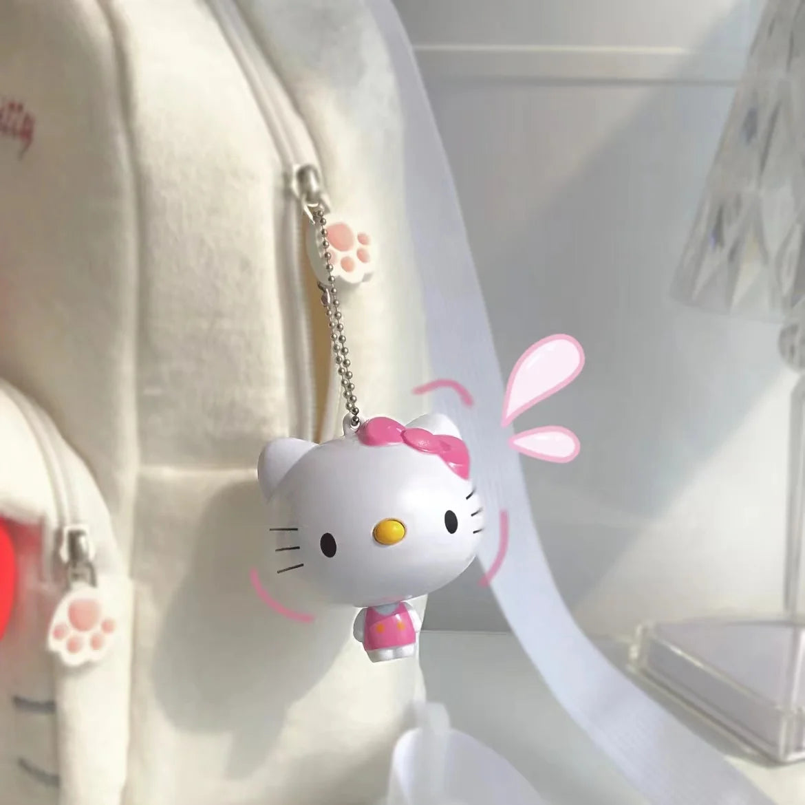 Kawaii Hello Kitty Mini Pendant Tape Measure