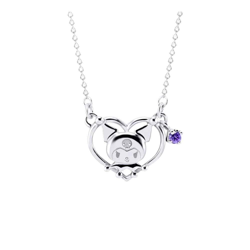 Kawaii Kuromi Jewelries (Necklace, Bracelet & Ring)