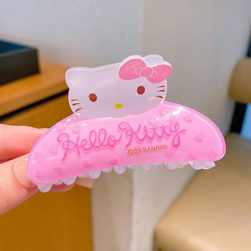 Kawaii Kitty Pink Hair Claw Clip