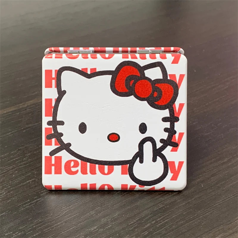 Kawaii Hello Kitty Portable Makeup Mirror - KAWAII LULU