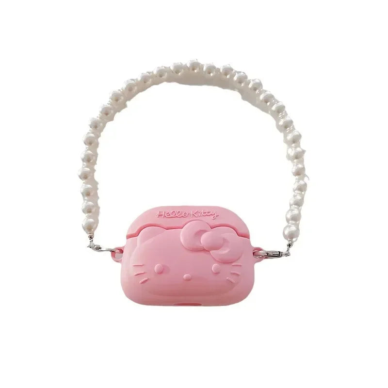 Kawaii Hello Kitty Pink AirPods Case