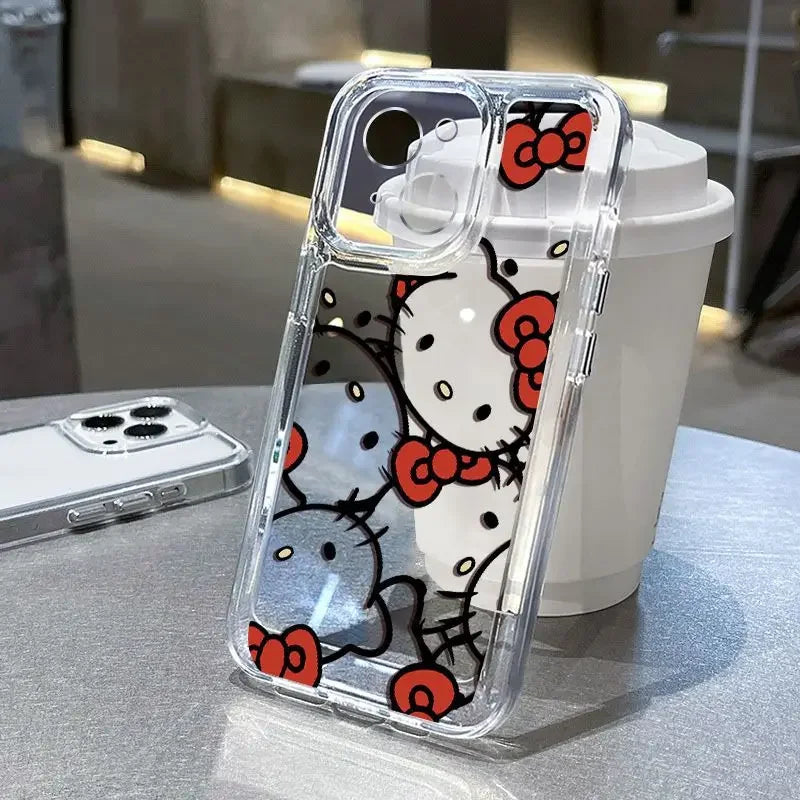 Kawaii Hello Kitty Transparent iPhone Case - KAWAII LULU