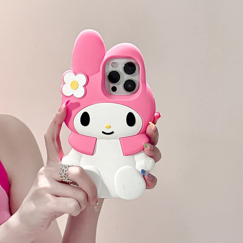 Kawaii My Melody Soft Silicone iPhone Case