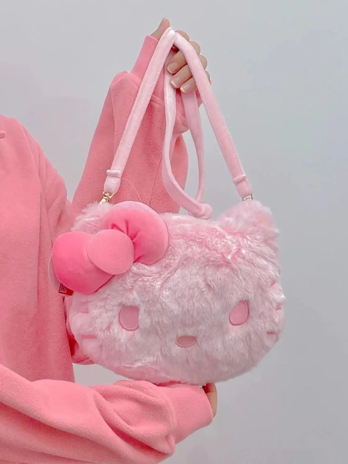 Kawaii Hello Kitty Pink Plush Bag