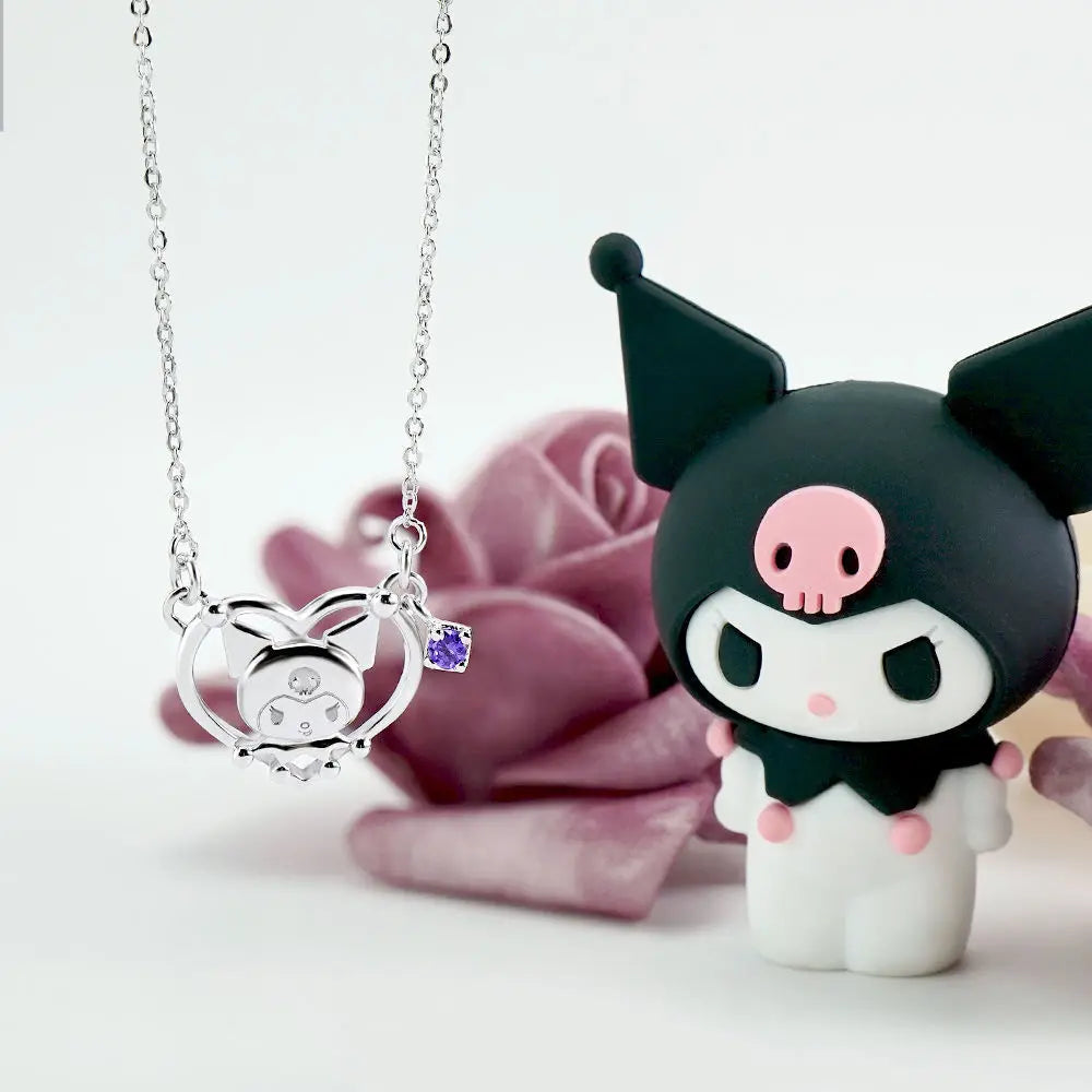 Kawaii Kuromi Jewelries (Necklace, Bracelet & Ring)