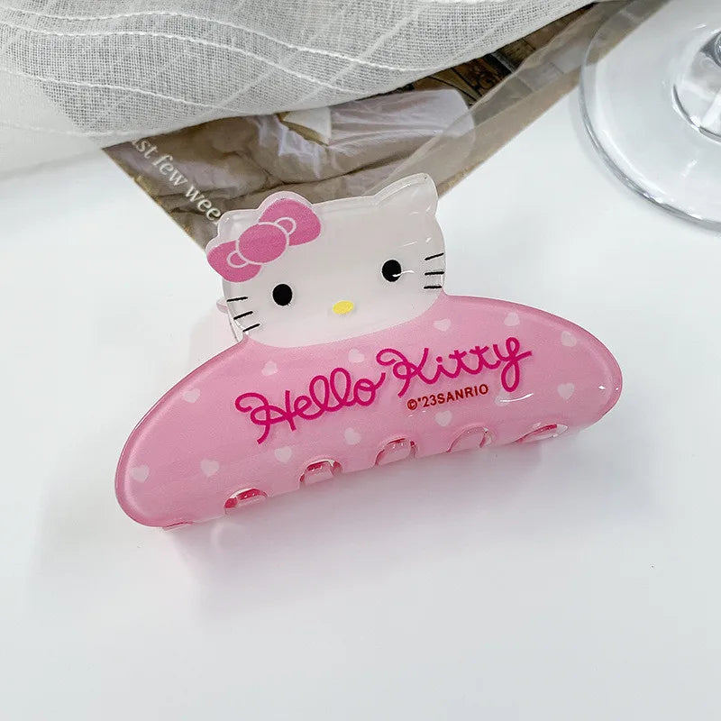 Kawaii Kitty Pink Hair Claw Clip