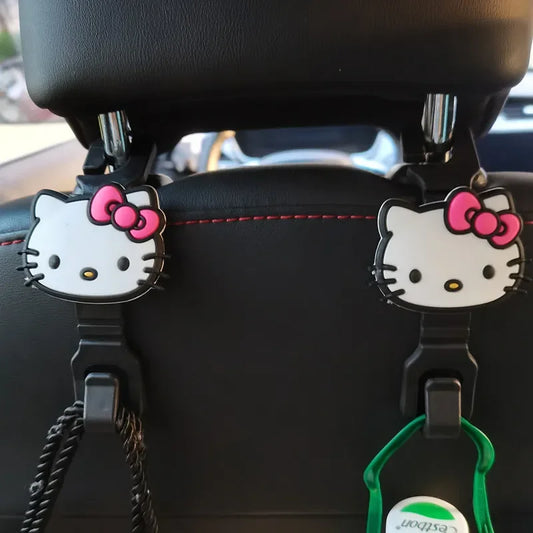 Kawaii Hello Kitty Car Headrest Bag Hanger - KAWAII LULU