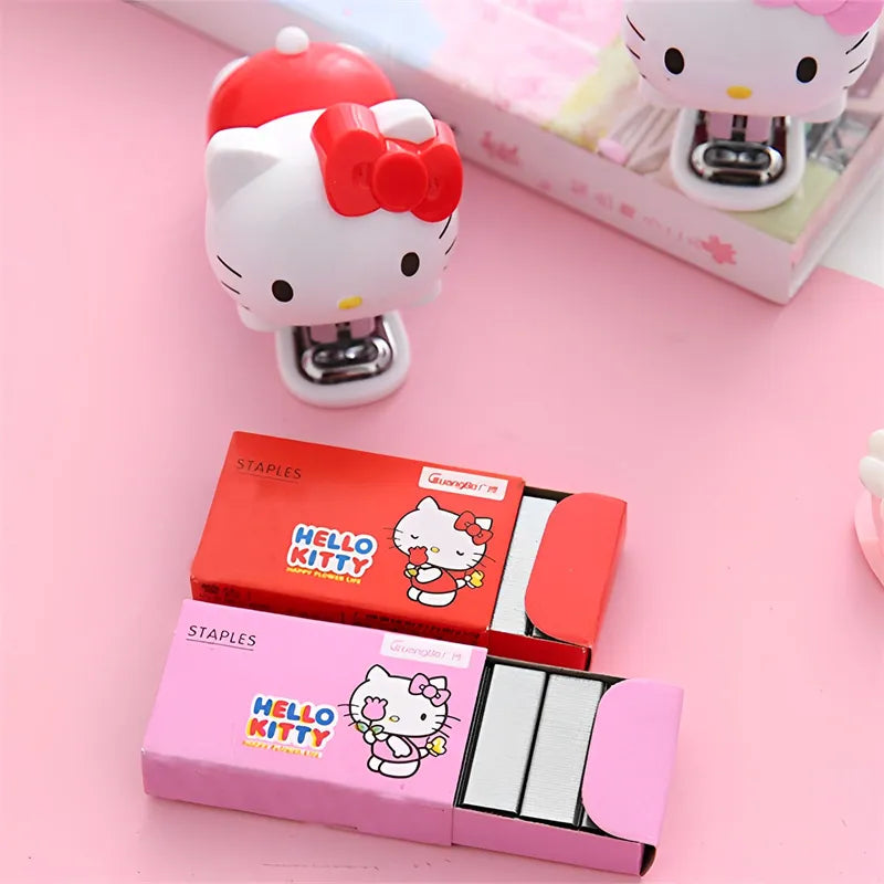 Kawaii Hello Kitty Stapler Set - KAWAII LULU