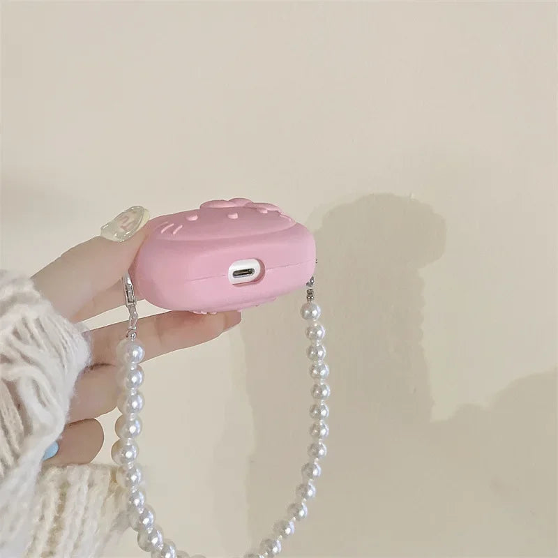 Kawaii Hello Kitty Pink AirPods Case