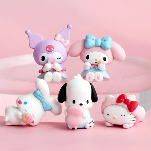 Kawaii Sanrio Action Figure Set (5pcs) - KAWAII LULU