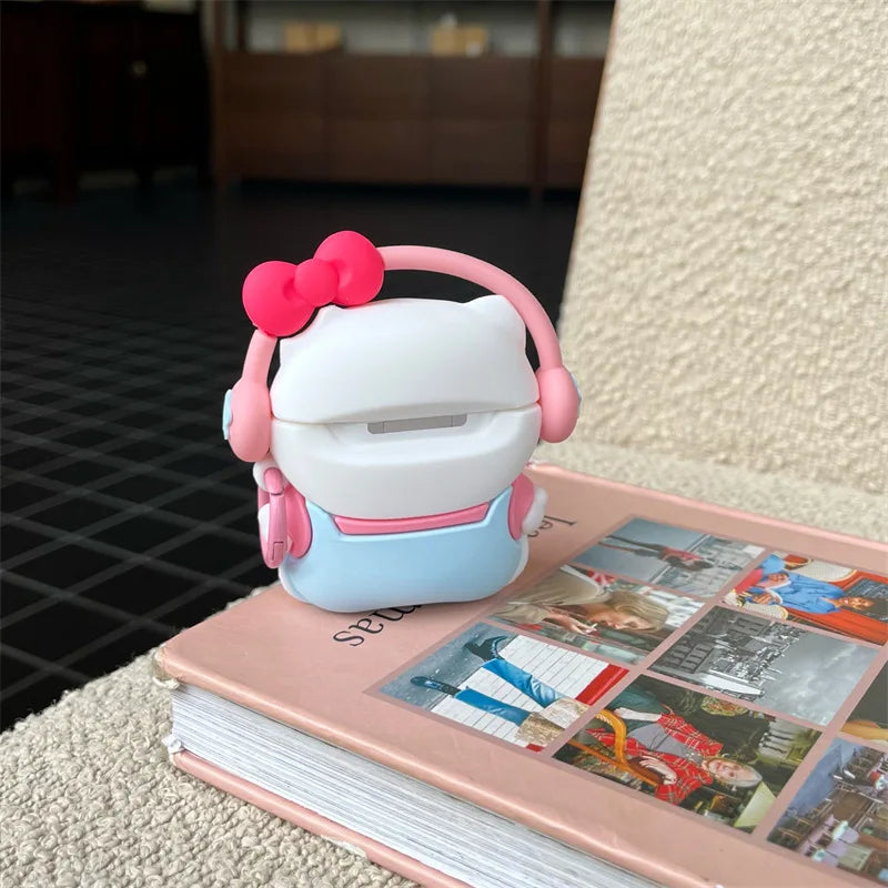 Kawaii Hello Kitty Headphone AirPods Case
