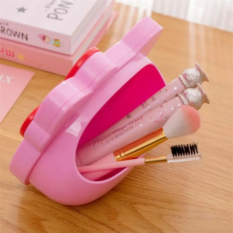 Kawaii Hello Kitty Desk Organizer with Mirror - KAWAII LULU