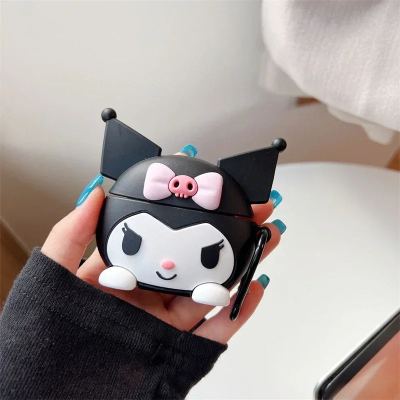 Kawaii Kuromi AirPods Case