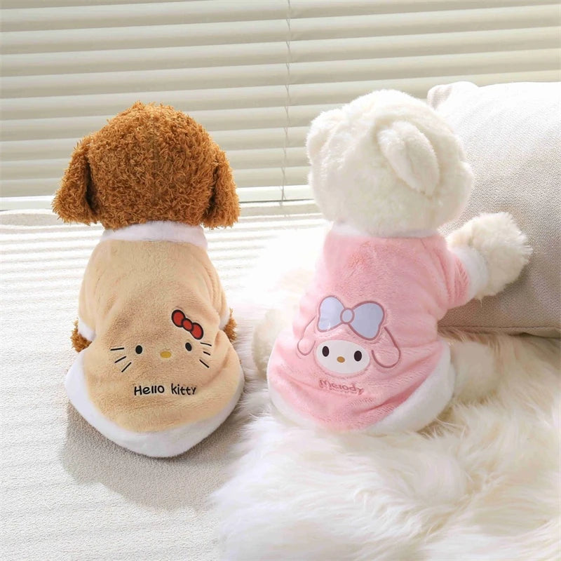 Kawaii Sanrio Pet Fleece Hoodie