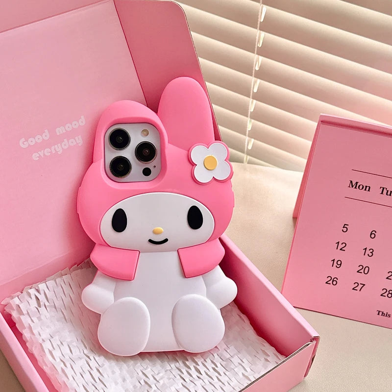 Kawaii My Melody Soft Silicone iPhone Case