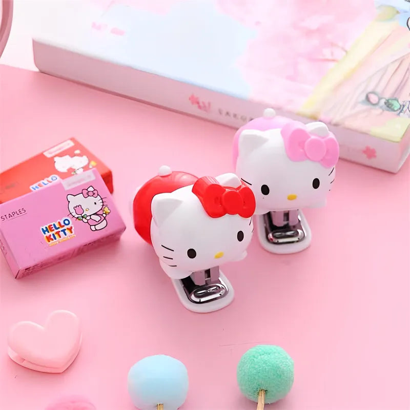 Kawaii Hello Kitty Stapler Set - KAWAII LULU