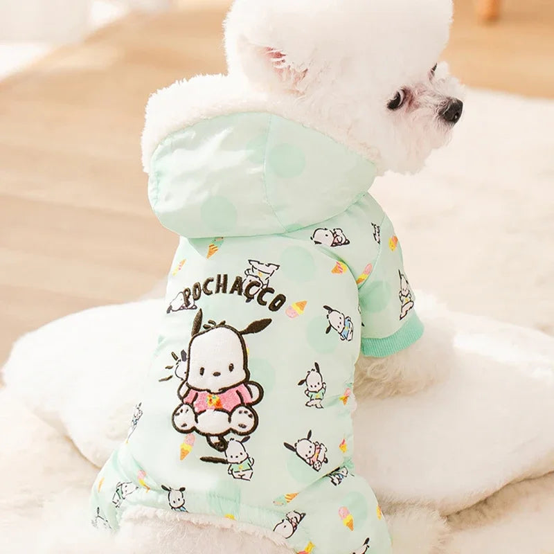 Kawaii Pochacco Fluffy Jacket for Pet