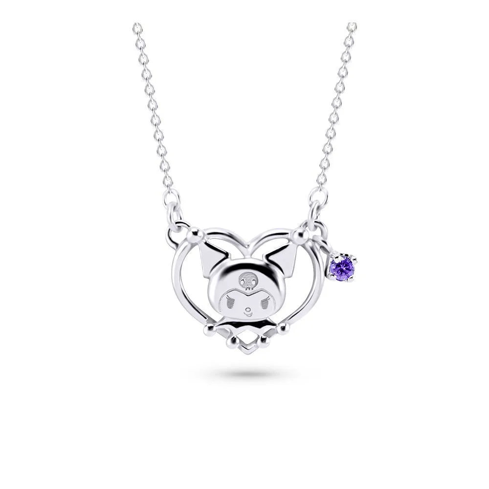 Kawaii Kuromi Jewelries (Necklace, Bracelet & Ring)